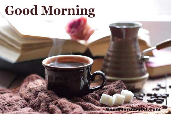 Good Morning Hot Coffee Wallpaper