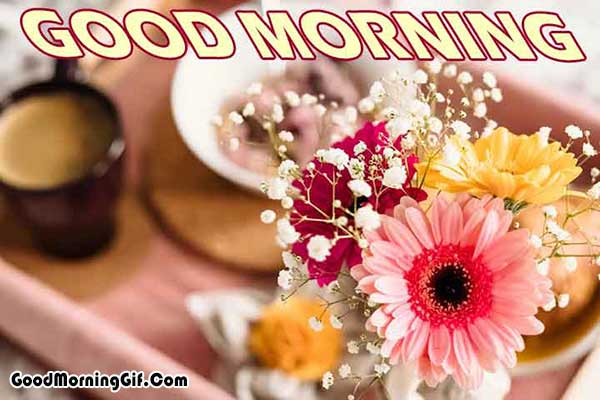 Good Morning Wishes with Flowers Images for Whatsapp